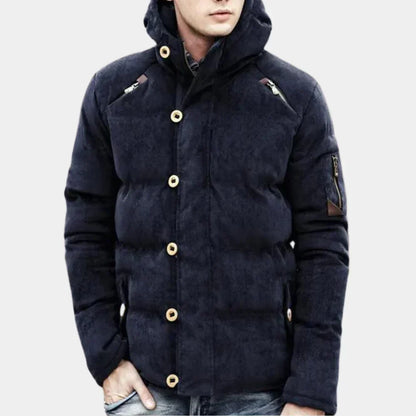 Veste à capuche élégante pour homme, design moderne