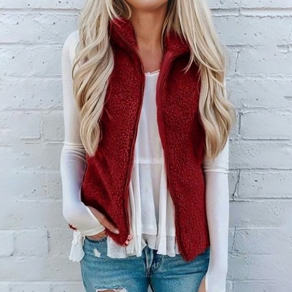 Écharpe pour femme Gilet avec poches Confortable