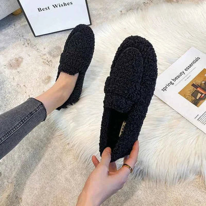 Pantoufles en peluche grand confort