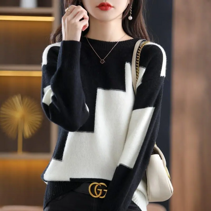 Bequeme Damenpullover Lange Ärmel Warm & Elegant - IdealeKleiden
