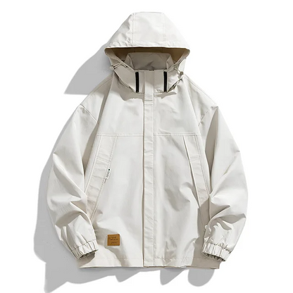 Veste homme imperméable outdoor à capuche fonctionnelle