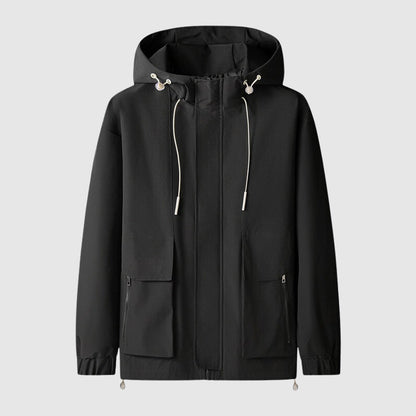 Veste homme Coupe-vent Capuche Fermeture éclair