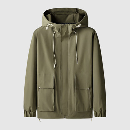 Veste homme Coupe-vent Capuche Fermeture éclair