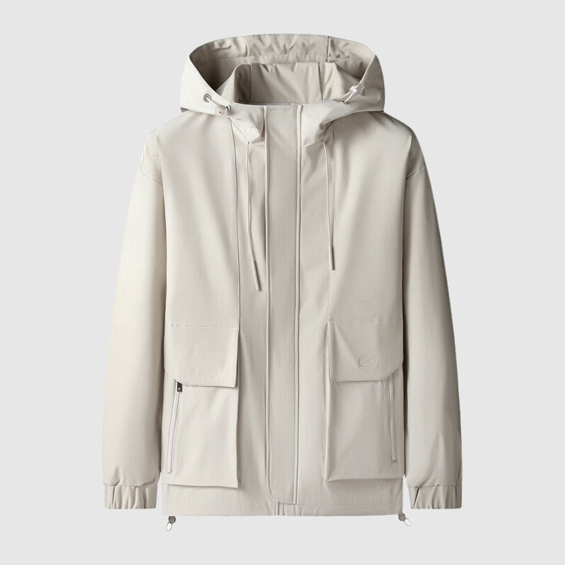 Veste homme Coupe-vent Capuche Fermeture éclair