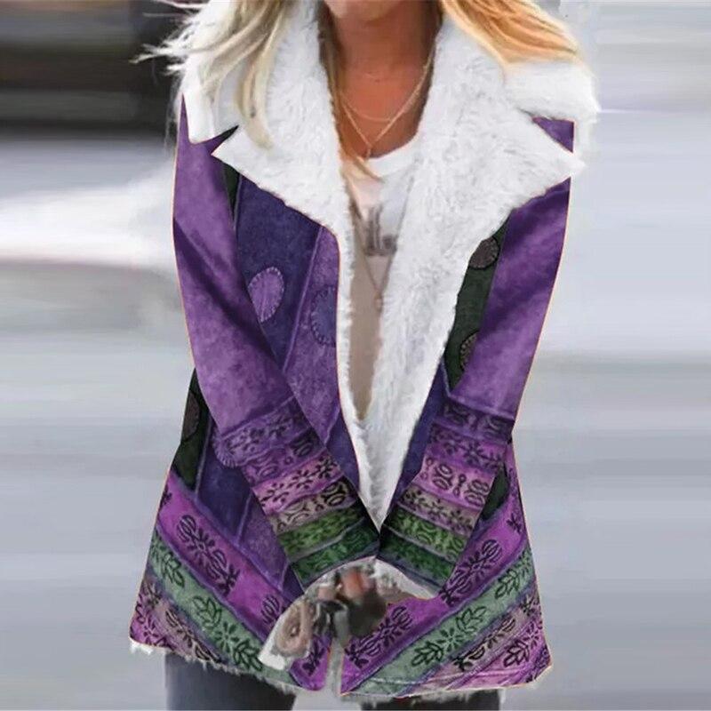 Veste d'hiver femme chaude et élégante