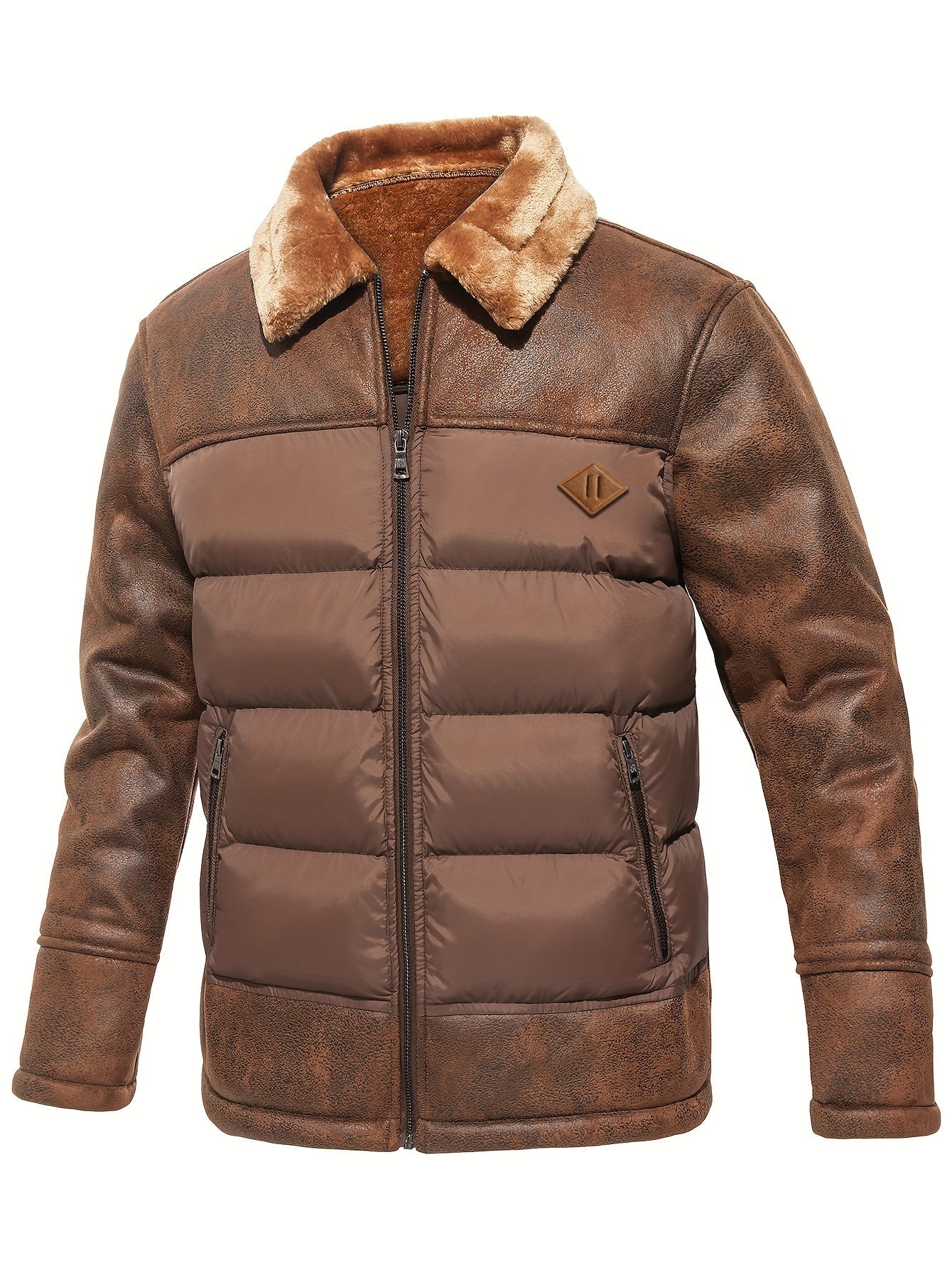 Veste polaire homme chaude hiver extérieur