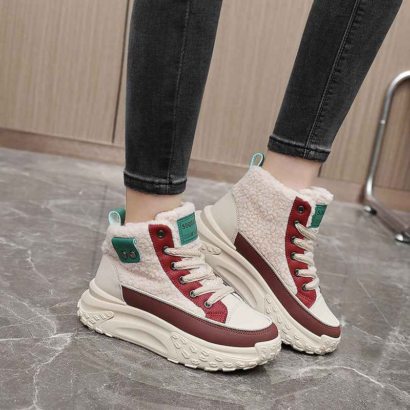 Chaussures pour femmes Bottes d'hiver chaudes Confort