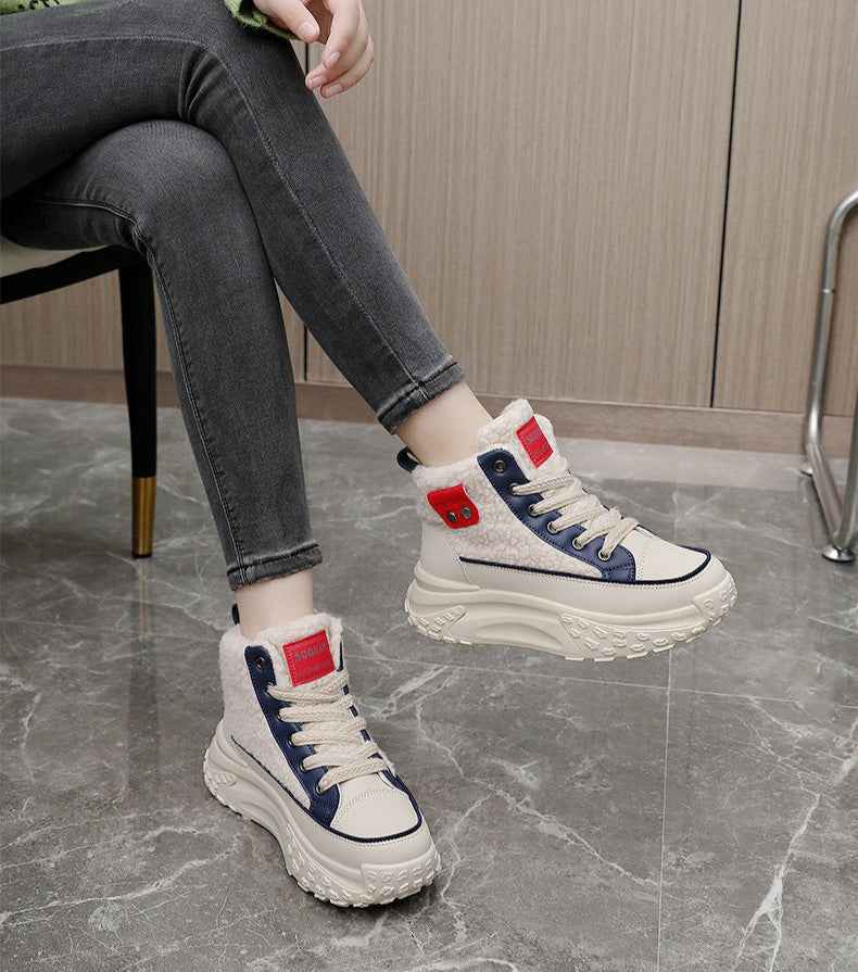 Chaussures pour femmes Bottes d'hiver chaudes Confort