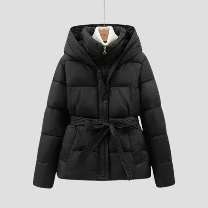Veste d'hiver avec ceinture coupe moderne pour femme