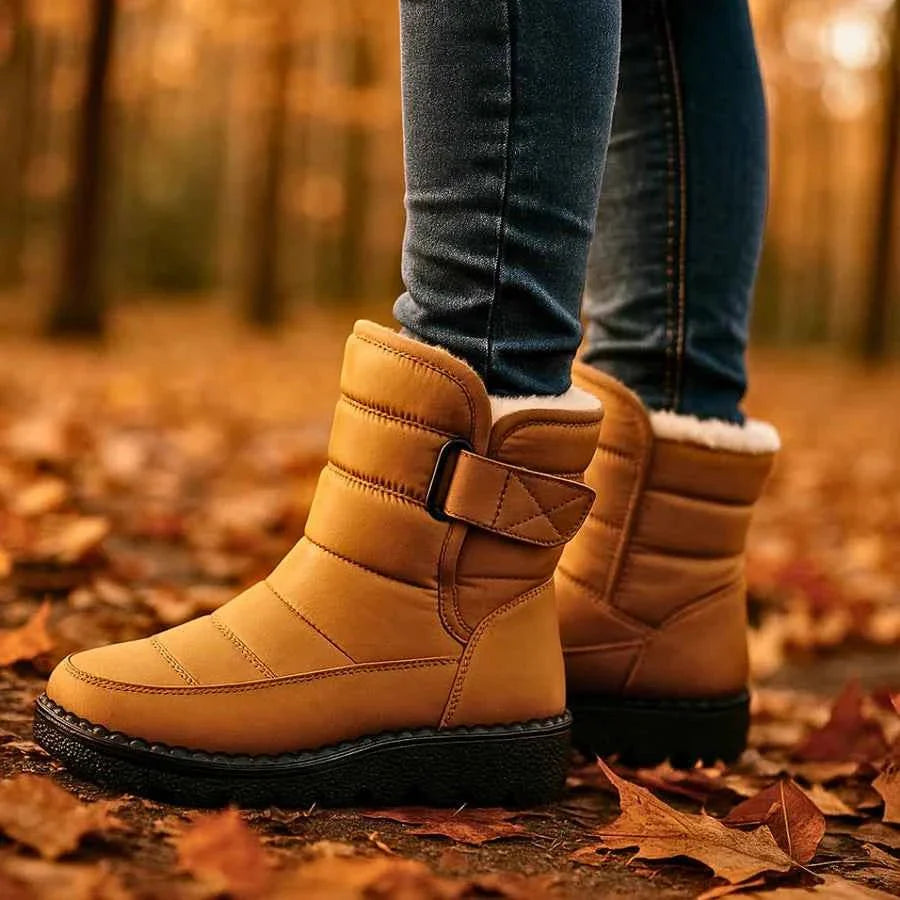 Bottes d'hiver femme fourrées