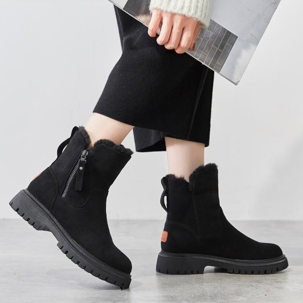 Stilvolle Stiefeletten Damen Schuhe Bequem - IdealeKleiden