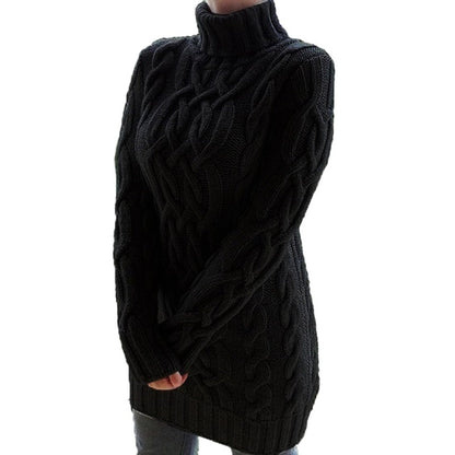 Robe en tricot douce et chaude pour femme