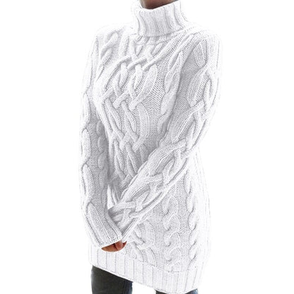 Robe en tricot douce et chaude pour femme