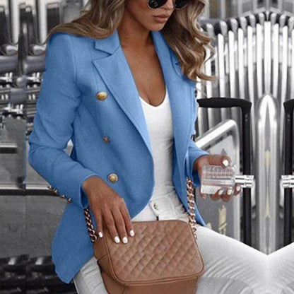 Blazer à carreaux élégant pour homme à manches longues