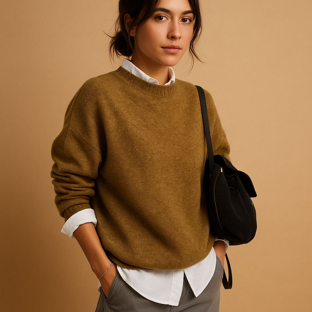 Pull Femme Manches Longues Élégant