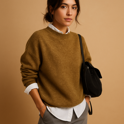 Pull Femme Manches Longues Élégant