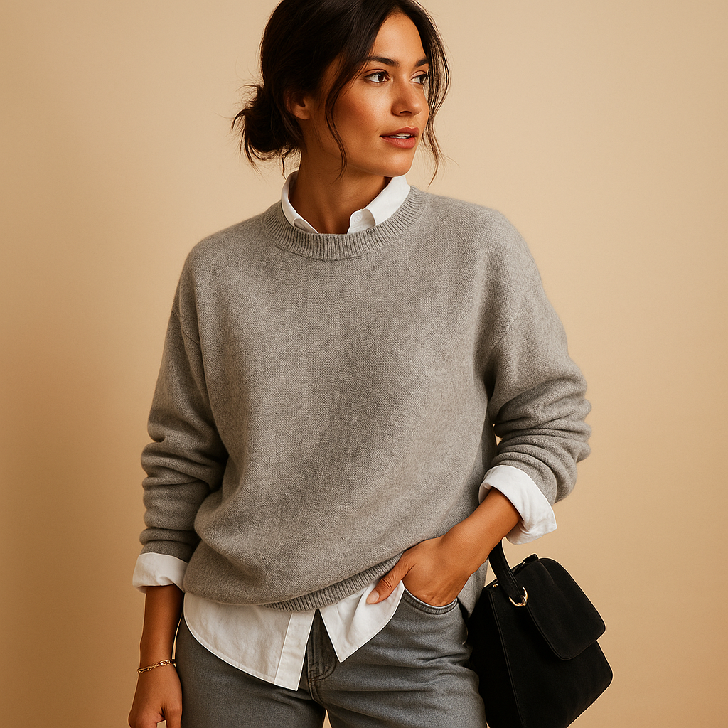 Pull Femme Manches Longues Élégant