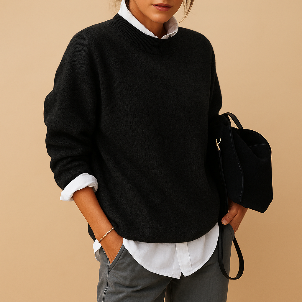 Pull Femme Manches Longues Élégant