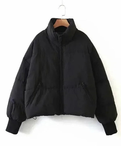 Manteau Puffer pour femme avec col montant