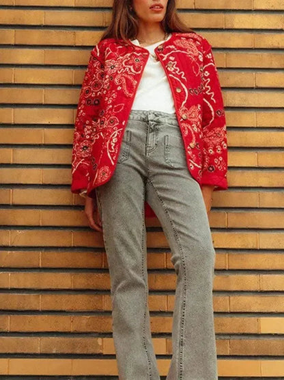 Manteau d'hiver femme en coton style matelassé