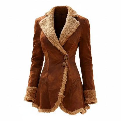 Damen Wintermantel Elegant Maßanfertigung - IdealeKleiden