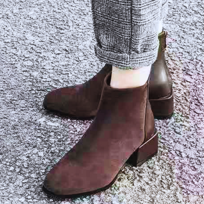 Bottines femme Chaussures de mariée Talon carré