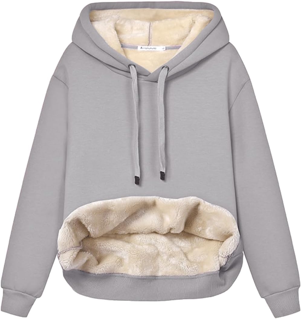 Sweat à capuche polaire doux et confortable pour femme