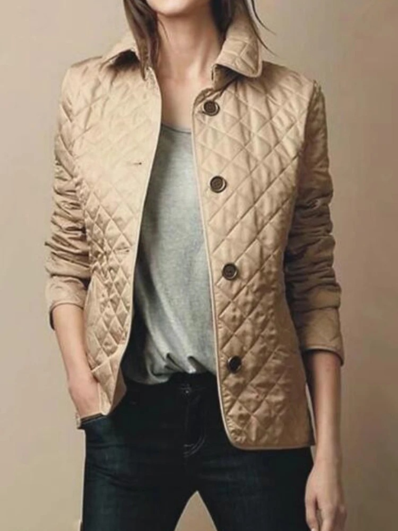 Doudoune femme Loisirs Moderne Col