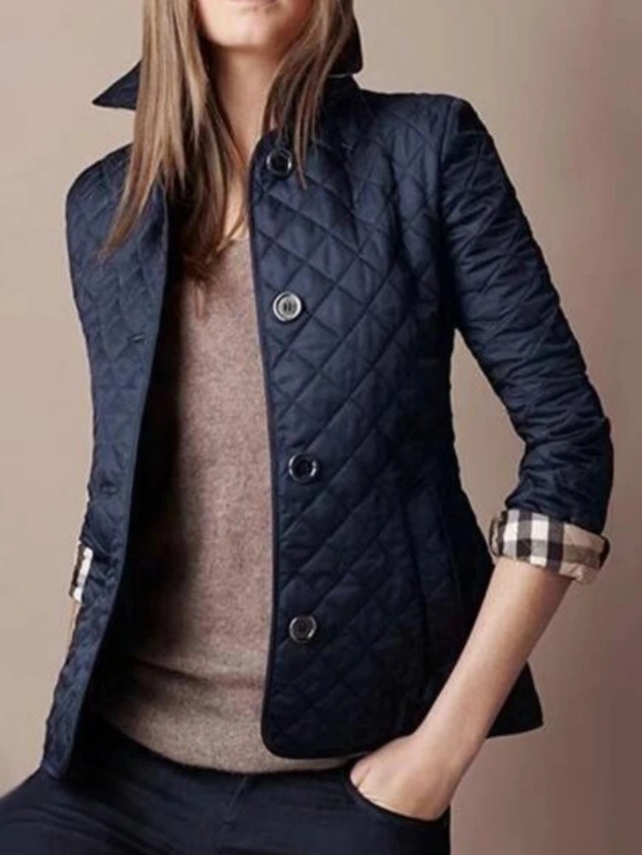 Doudoune femme Loisirs Moderne Col