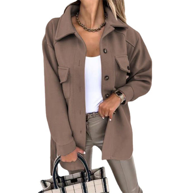 Veste décontractée moderne en coton pour femmes
