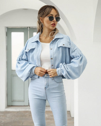 Veste pour femme Manches larges Style moderne
