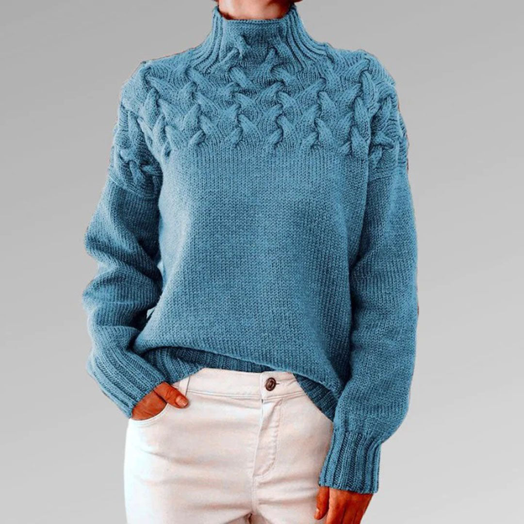 Damen Strickpullover Elegantes Design - IdealeKleiden