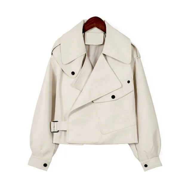 Veste en cuir pour femmes Qualité élégante