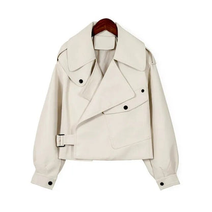 Veste en cuir pour femmes Qualité élégante