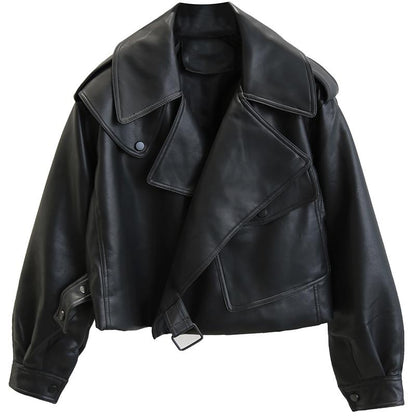 Veste en cuir pour femmes Qualité élégante