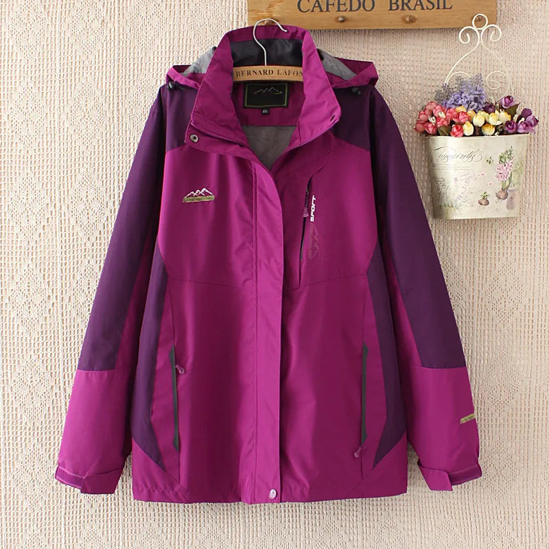 Veste d'hiver pour femme grande taille Coupe-vent Élégante