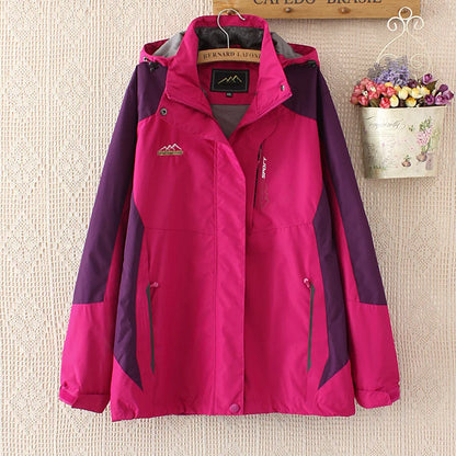 Veste d'hiver pour femme grande taille Coupe-vent Élégante