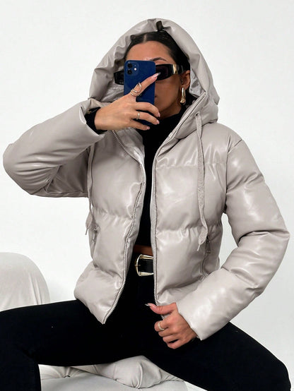 Doudoune femme chaude à capuche