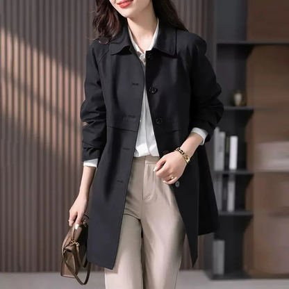 Trench-coat femme élégant court