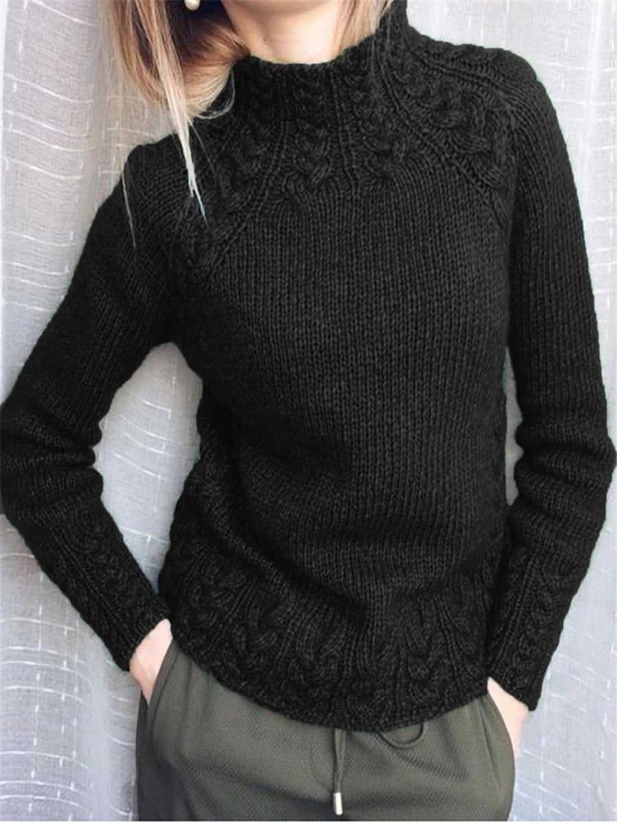 Pull Tricot Confortable Femme Coupe Ample