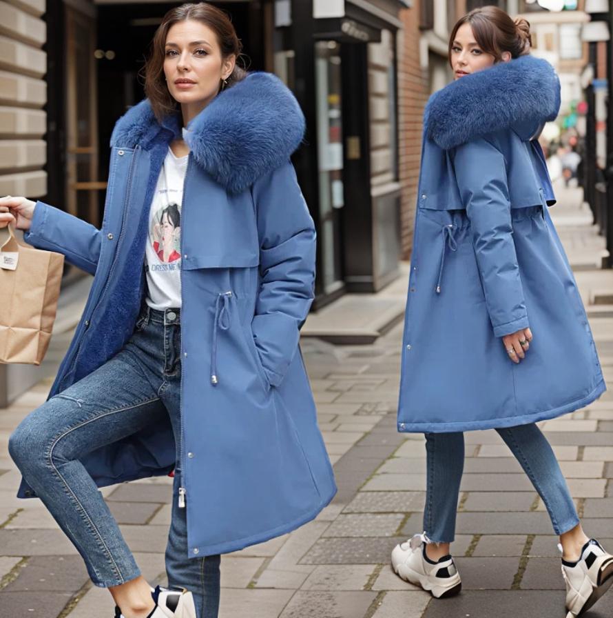 Manteau d'hiver femme chaud déperlant