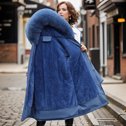 Damen Wintermantel Warm Wasserabweisend - IdealeKleiden