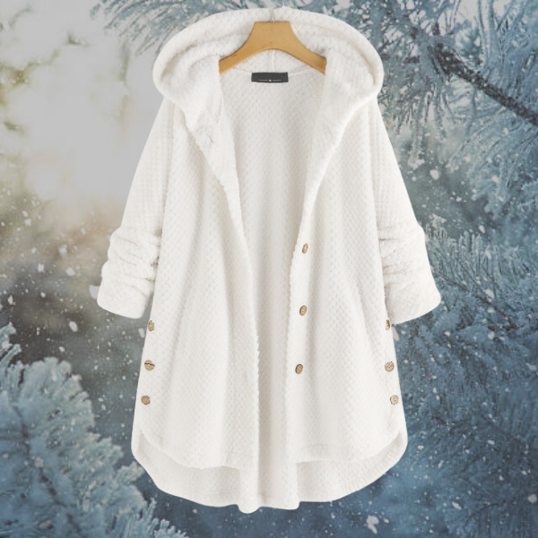 Damen Winterjacke Fleece Mit Kapuze Warm - IdealeKleiden
