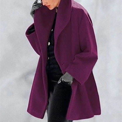 Veste d'hiver femme laine élégante