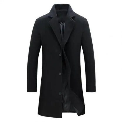 Manteau en laine pour hommes Chaud Automne Hiver
