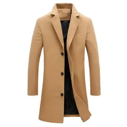 Manteau en laine pour hommes Chaud Automne Hiver