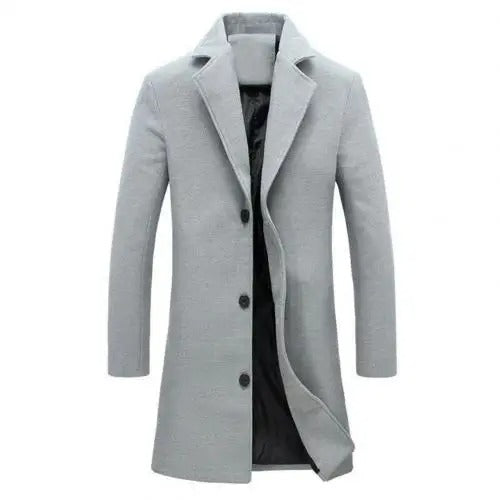 Manteau en laine pour hommes Chaud Automne Hiver
