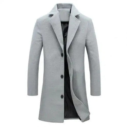 Manteau en laine pour hommes Chaud Automne Hiver
