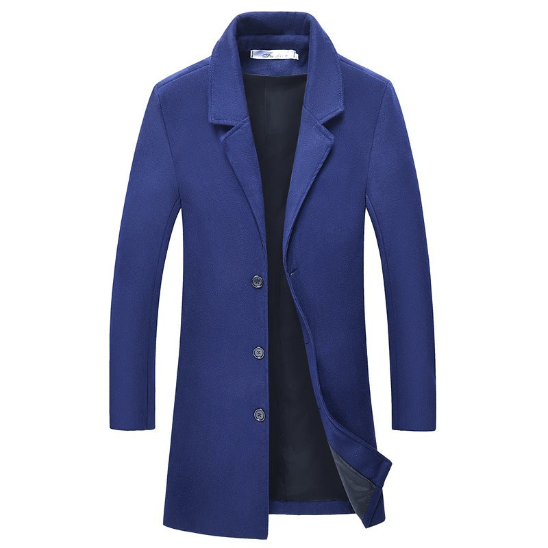 Manteau en laine pour hommes Chaud Automne Hiver