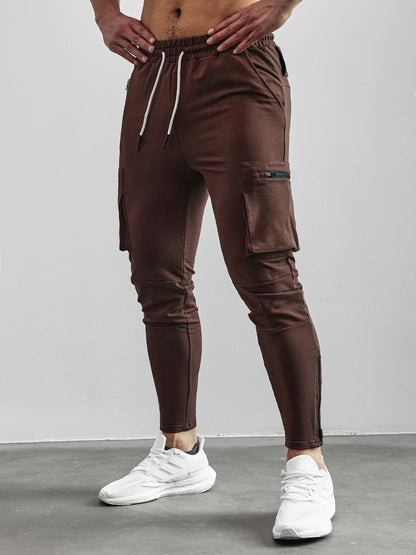 Pantalon de jogging cargo confortable pour homme avec poches